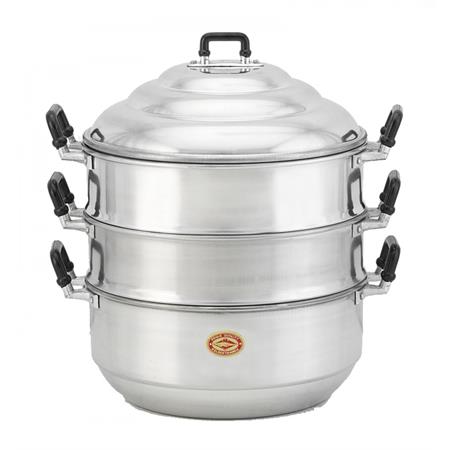 3-Tier Aluminium Steamer 28cm