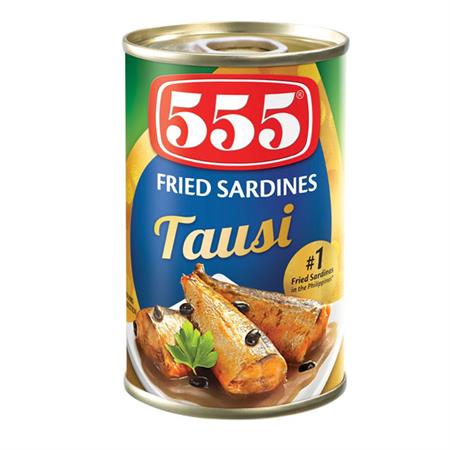 555 Fried Sardines with Tausi 155g