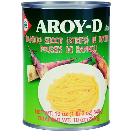 Aroy-D Bamboo Shoot in Water Strips 540g