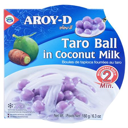 Aroy-D Taro Ball in Coconut Milk 180g