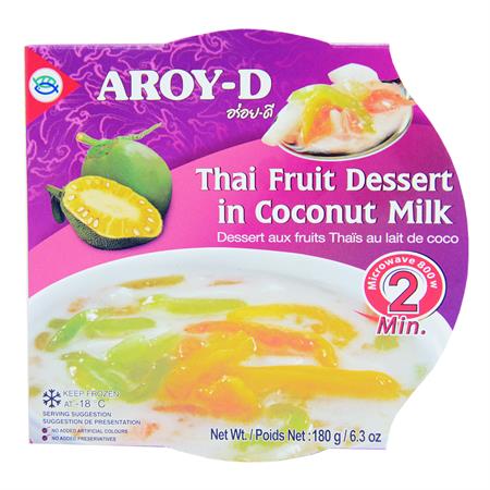 Aroy-D Thai Fruit Dessert in Coconut Milk 180g