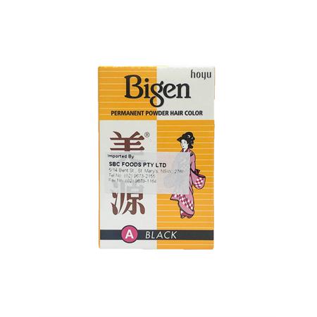 Bigen Powder Hair Dye (A) Black 6g