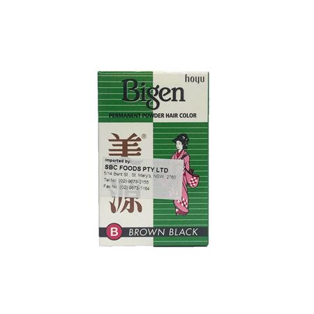 Bigen Powder Hair Dye (B) Brown Black 6g