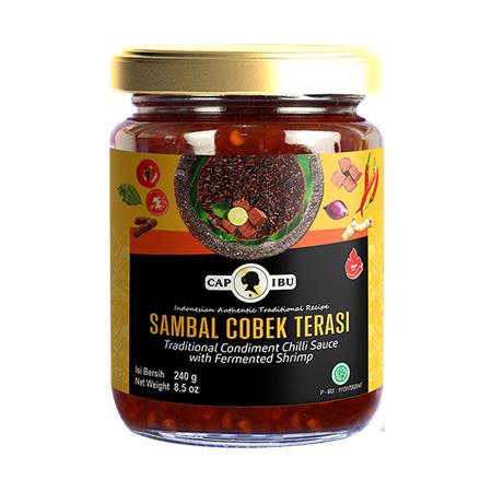 Cap Ibu Sambal Cobek Terasi Hot 240g