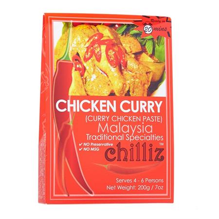 Chilliz Chicken Curry Paste 200g