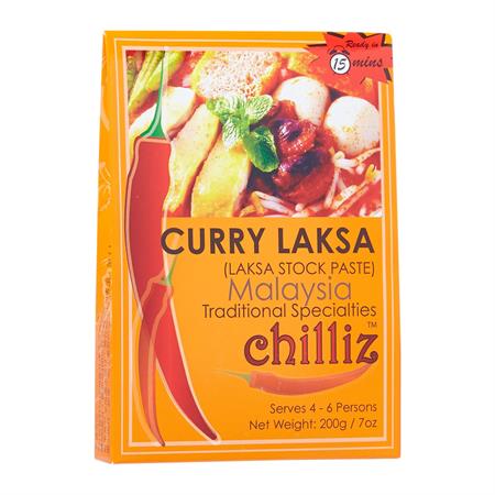 Chilliz Curry Laksa Paste 200g