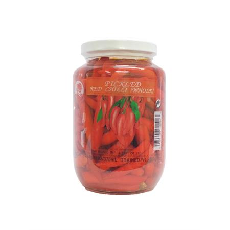 Cock Brand Pickled Red Chili Whole 454g