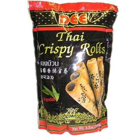 Dee Thai Crispy Roll Pandan 150g