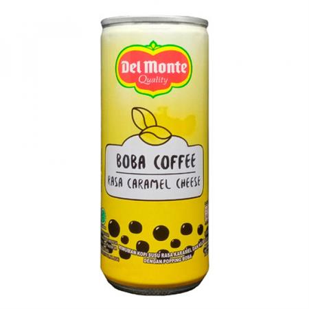 Del Monte Boba Coffee Caramel Cheese 240ml