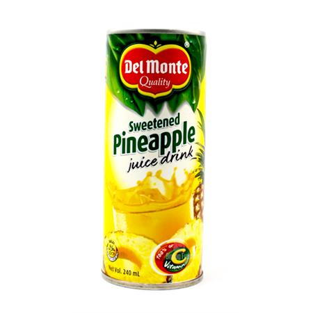 Del Monte Pineapple Juice Drink Sweetened 240ml