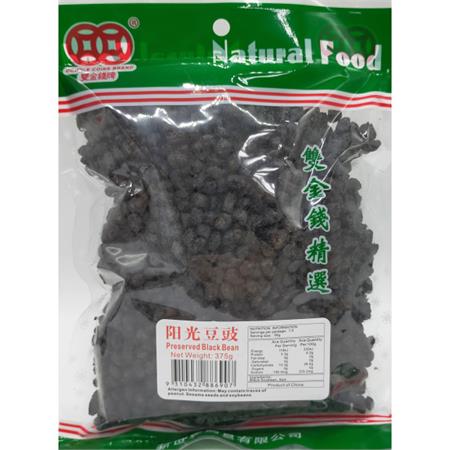 Double Coins Black Beans 375g