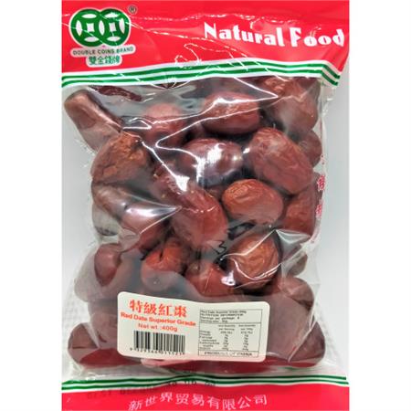 Double Coins Red Dates Superior Grade 400g