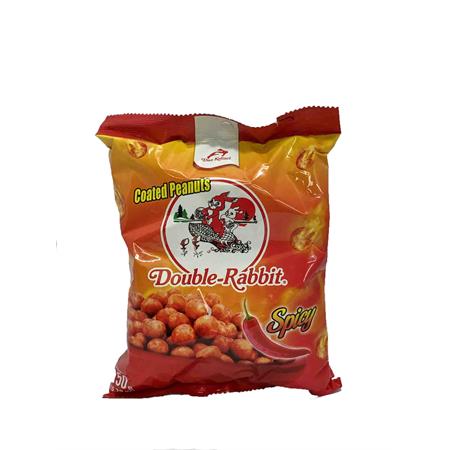 Double Rabbit Coated Peanuts Spicy 150g