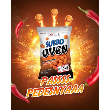 Dua Kelinci Sukro Oven Pedas 100g