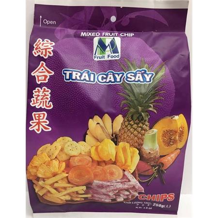 Fruit Food Mixed Fruit Chips 250g