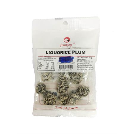 Fruitjoy Plum Liquorice 60g