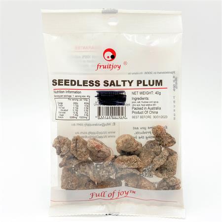 Fruitjoy Plum Salty Seedless 40g