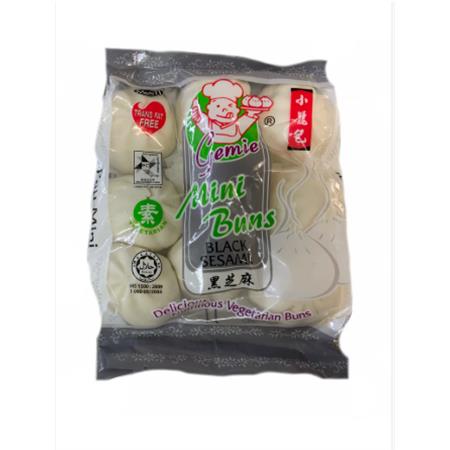 Gemie Mini Buns Black Sesame 270g