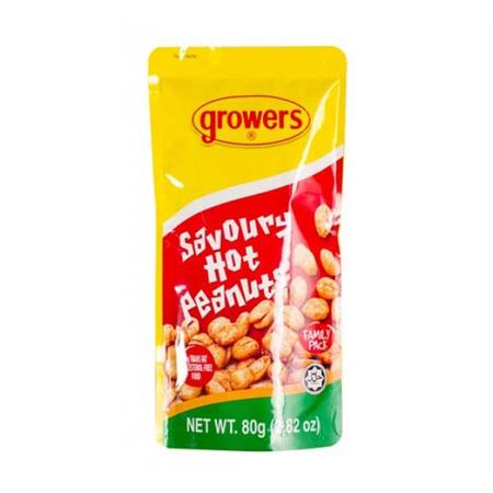 Growers Peanuts Savoury Hot 80g