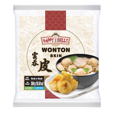 Happy Belly Wonton Skin 300g