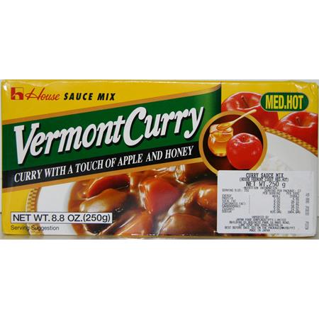 House Vermont Curry Sauce Mix Medium Hot 250g