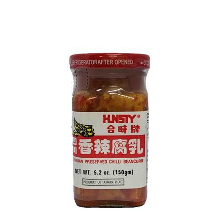 Hunsty Preserved Chili Beancurd 150g