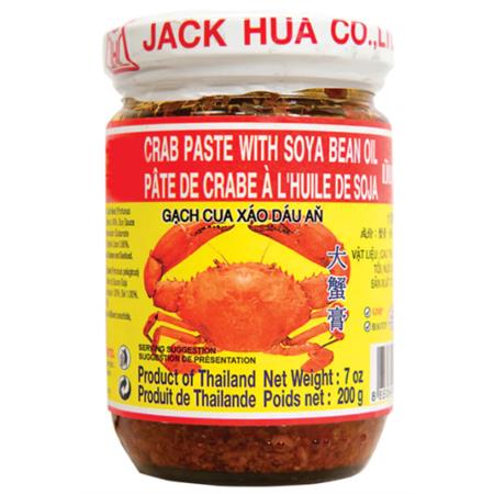 Jack Hua Crab Paste in Bean Oil 200g