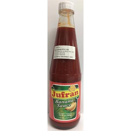 Jufran Banana Sauce Hot 550ml