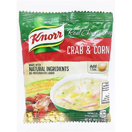 Knorr Instant Soup Crab & Corn 60g