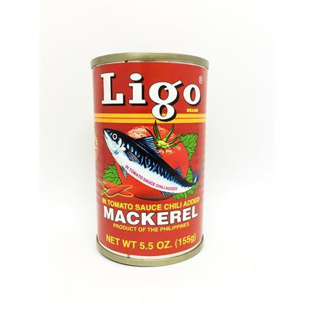 Ligo Mackerel in Tomato Sauce Chilli 155g