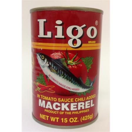 Ligo Mackerel Tomato Sauce Hot 425g