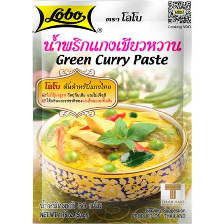 Lobo Green Curry Paste 50g