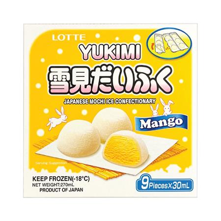 Lotte Yukimi Japanese Mochi Ice Cream Mango 270ml