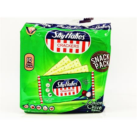 M.Y. San Sky Flakes Crackers Onion & Chives 250g