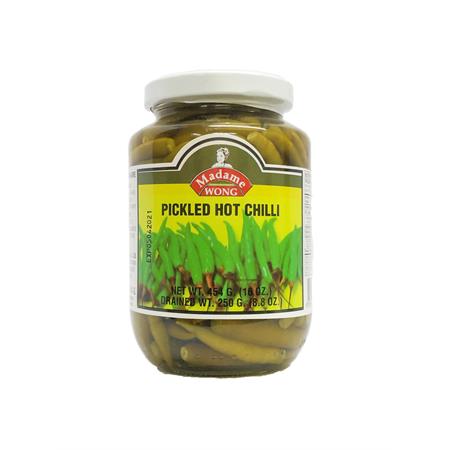 Madame Wong Pickled Hot Green Chili 454g