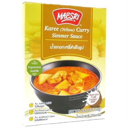 Maesri Yellow Curry Simmer Sauce 250g