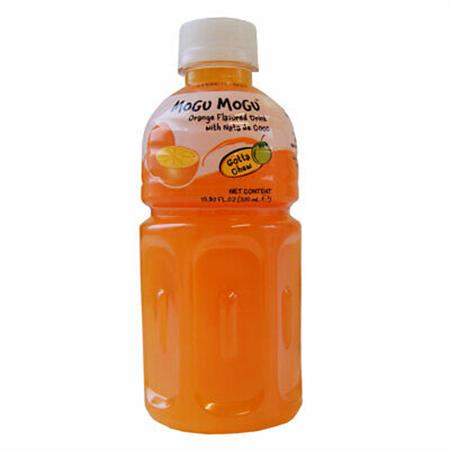 Mogu Mogu Orange Drink with Nata de Coco 320ml