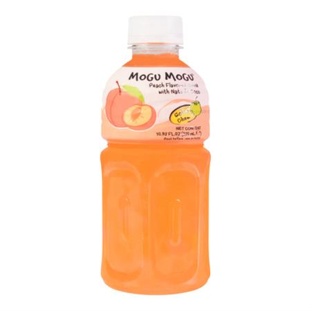 Mogu Mogu Peach Drink with Nata de Coco 320ml