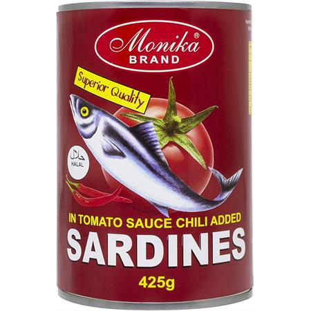 Monika Sardines Tomato Sauce & Chilli 425g