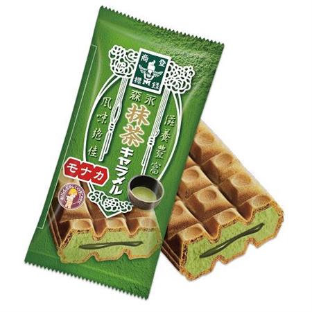 Morinaga Monaka Matcha Caramel 97g