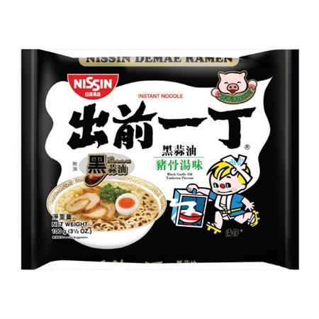 Nissin Noodles Black Garlic Oil Tonkotsu Flavour 100g