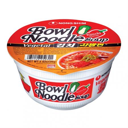 Nongshim Bowl Kimchi Flavour Noodle Soup 86g