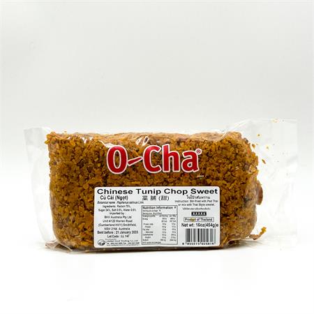 O-Cha Chinese Turnip Chopped Sweet 454g