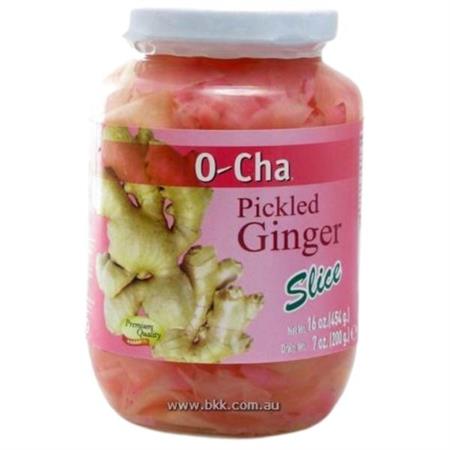 O-Cha Pickle Ginger Slice PINK 454g