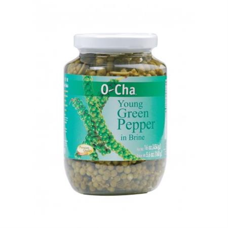 O-Cha Young Green Pepper in Brine 454g