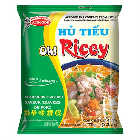 Oh! Ricey Instant Rice Noodles Spareribs Flavour 70g