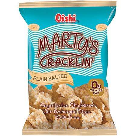 Oishi Marty's Cracklin Plain Salted 90g