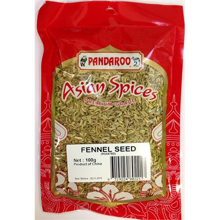 Pandaroo Fennel Seeds Roasted 100g