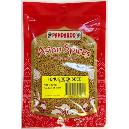 Pandaroo Fenugreek Seeds Roasted 100g