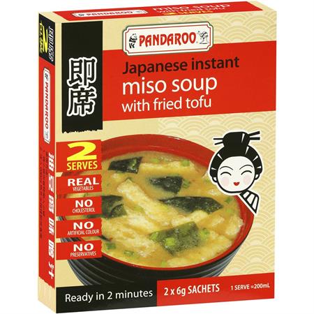 Pandaroo Instant Miso Soup with Fried Tofu 12g